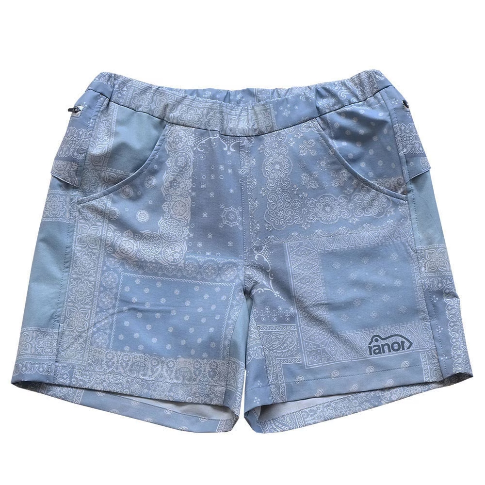ranor ラナー / BANDANA MIDDLE SHORTS 《S-BLU》 バンダナ