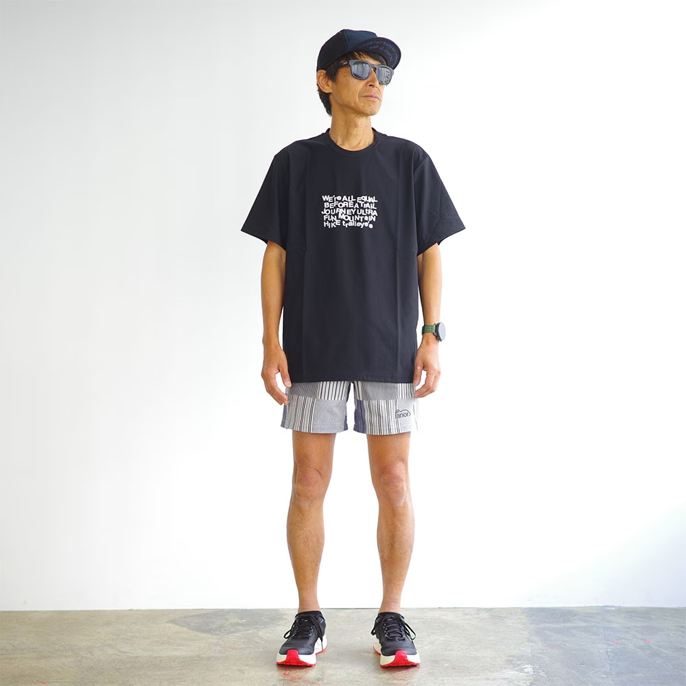 ranor ラナー / STRIP PW MIDDLE SHORTS 《BLK》 ストライプ