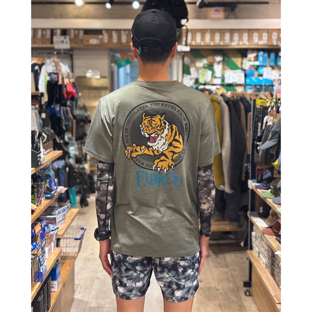 ELDORESO エルドレッソ / Jump Out Tee ジャンプ アウト ティー 《Gr