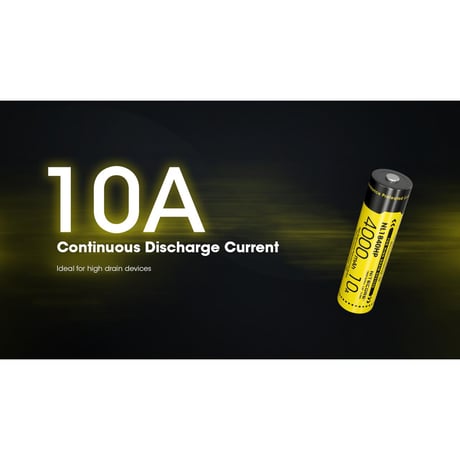 NITECORE ナイトコア / NL1840HP（18650型リチウムイオン充電池）