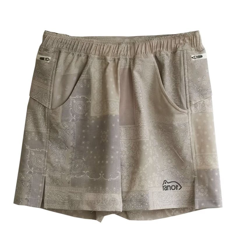 ranor バンダナ　ショートパンツ　BANDANA MIDDLE SHORTS ranor ラナー / BANDANA MIDDLE SHORTS 《S-BLU》 バンダナ