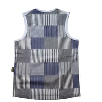 ranor ラナー / STRIPE PW NOSLEEVE 《BLK》   ストライプ ノースリーブ 《BLK》