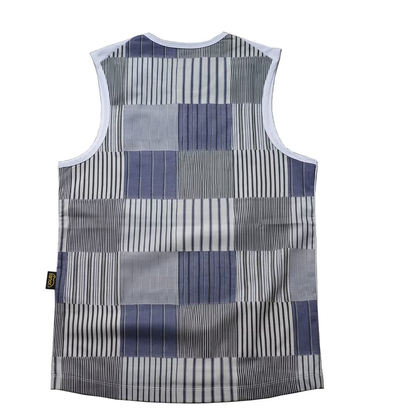 ranor ラナー / STRIPE PW NOSLEEVE 《BLK》 ストライプ ノー