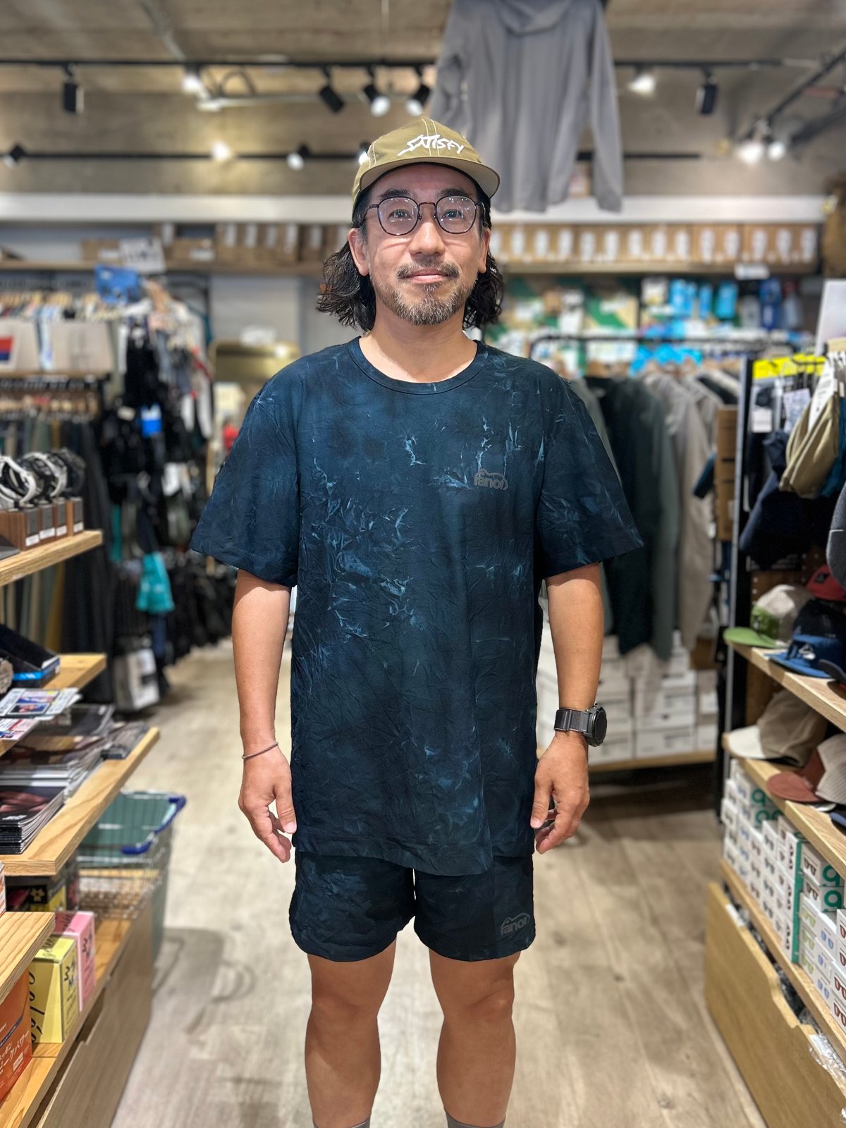 ranor ラナー / TIEDEYING T-SHIRT《BLK》 | Trippers