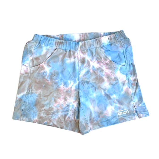 ranor ラナー / TIEDEYING MIDDLE SHORTS《BE×SAX》 | T