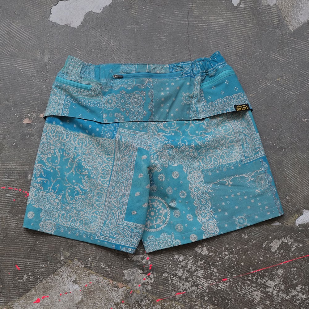 【ranor】BANDANA MIDDLE SHORTS Indigo ranor】BANDANA MIDDLE SHORTS Indigo RANOR BANDANA MIDDLE SHORTS