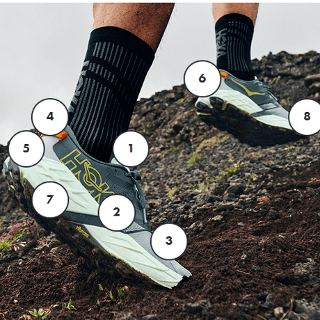 HOKA ホカ / SPEEDGOAT 7 Men's  スピードゴート 7 [メンズ] 《BWHT》