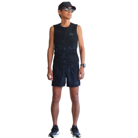 ranor ラナー / TIEDEYING NOSLEEVE《BLK》