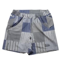 ranor ラナー / STRIPE PW MIDDLE SHORTS 《BLK》 ストライプ ミドルショーツ 《BLK》