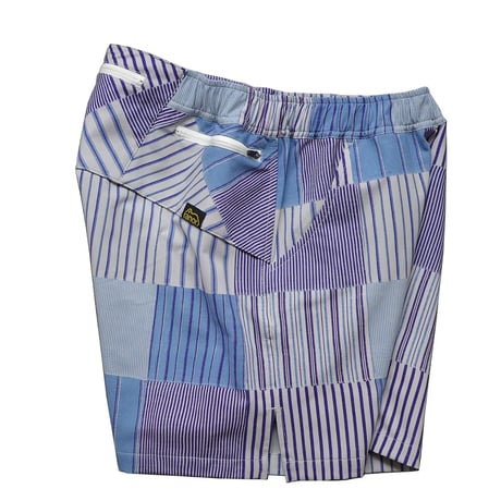 ranor ラナー / STRIPE PW MIDDLE SHORTS 《BLU》 ストライプ ミドルショーツ《BLU》
