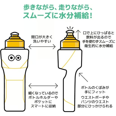 wellbe ウェルビー / ランニングボトル シェイクハンズ