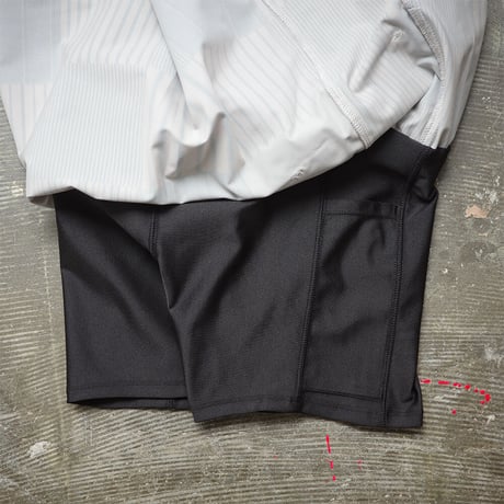 ranor ラナー / STRIPE PW MIDDLE SKIRT《BLU》 ストライプ ミドルスカート 《BLU》