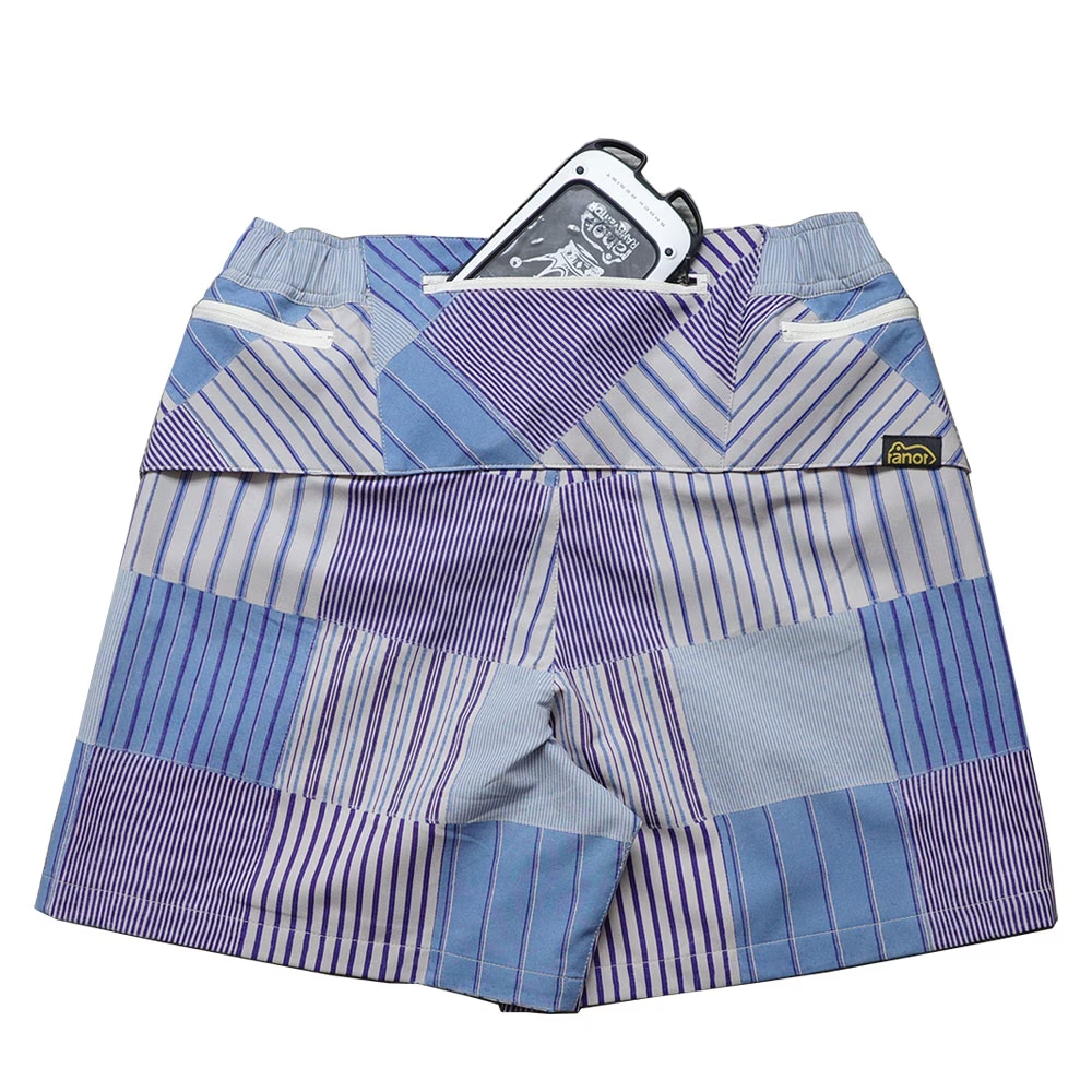ranor ラナー / STRIP PW MIDDLE SHORTS 《BLU》 ストライプ