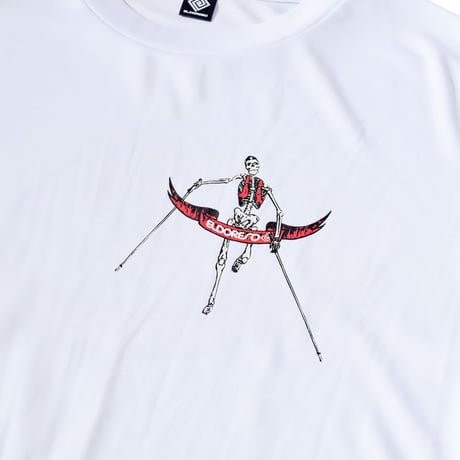 ELDORESO エルドレッソ / Boneman Long Tee ボーンマン ロングティー《white》【XSのみ】