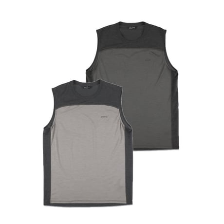 STATIC スタティック / CHORD WOOL SLEEVELESS SHIRTS コードウール スリーブレス