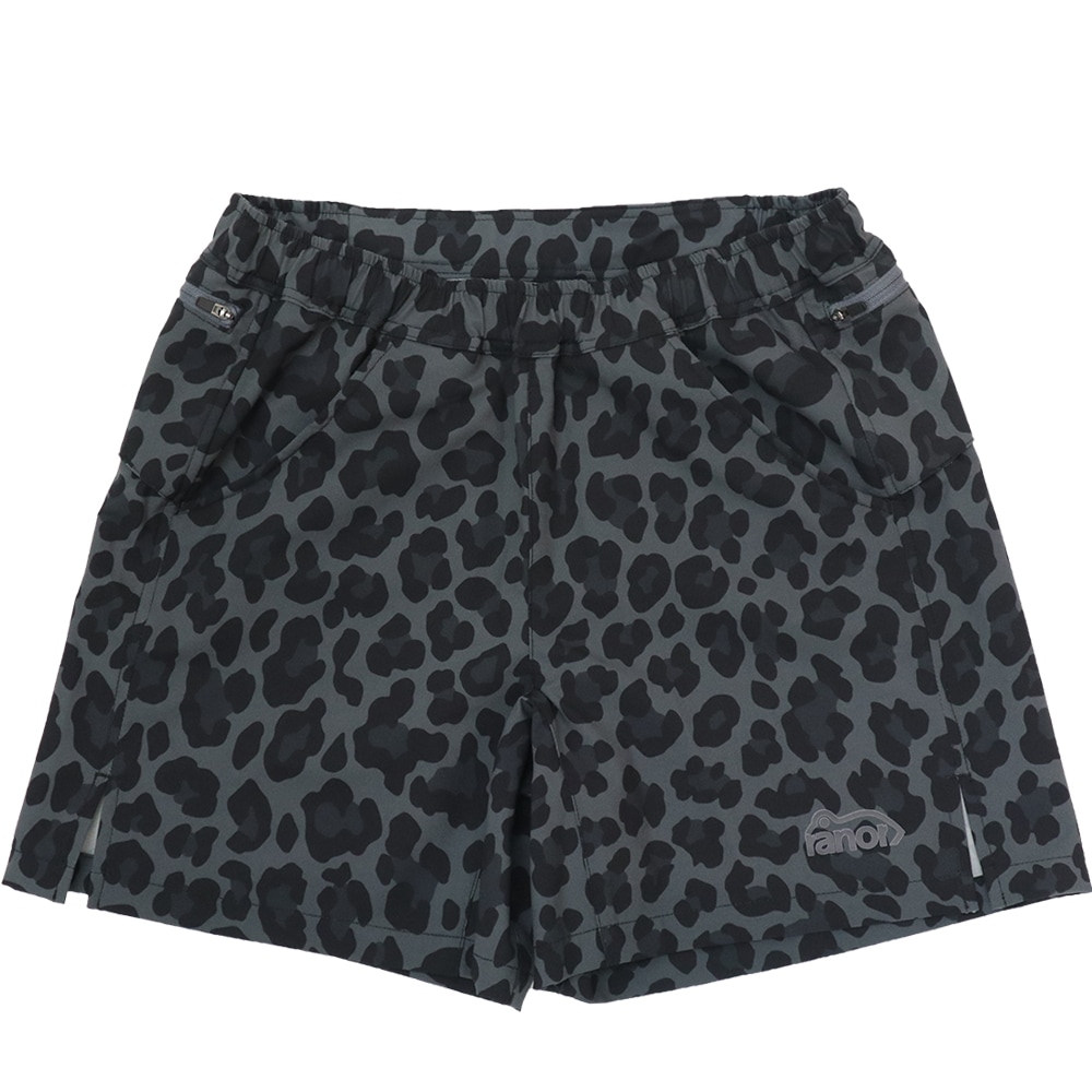 ranor ラナー / LEOPARD MIDDLE SHORTS 《BLK》817-1-23