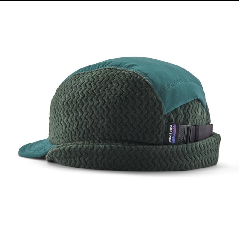 夏のランに最適‼️ パタゴニア ベロシティ・キャップ レアなオールブラック patagonia パタゴニア 帽子 ベースボールキャップ P-6 ラベル