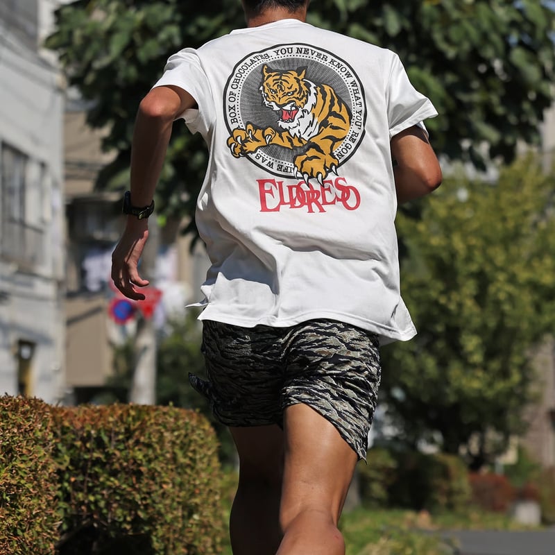ELDORESO エルドレッソ / Jump Out Tee ジャンプ アウト ティー 《Wh