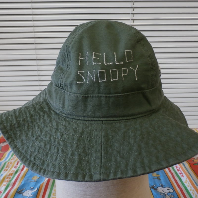 DENIM DUNGAREE/バックサテンSNOOPY HAT | LITTLE FIELD
