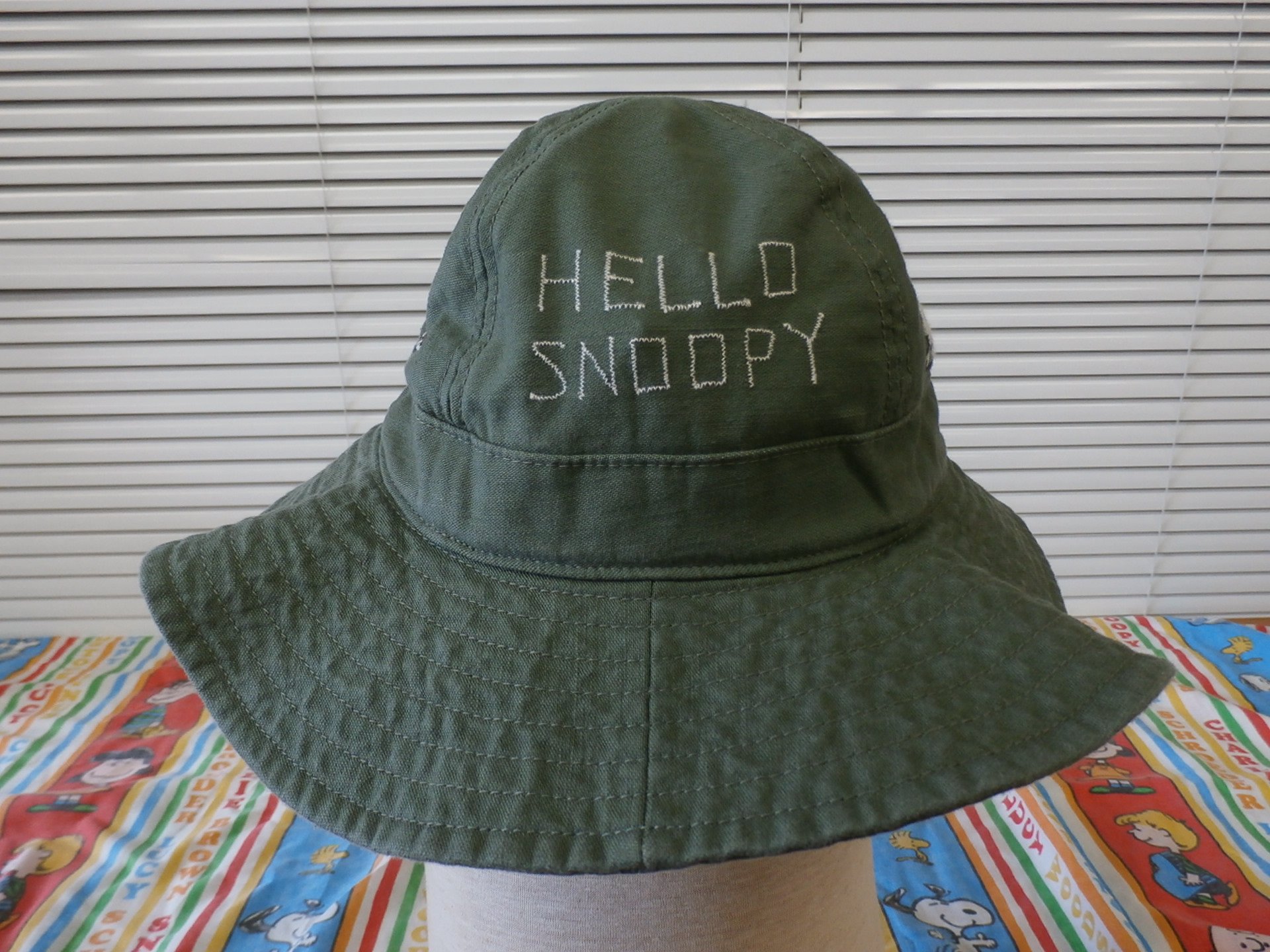 DENIM DUNGAREE/バックサテンSNOOPY HAT | LITTLE FIELD