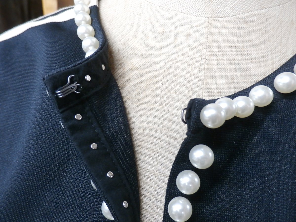 ♡MARET マレ♡ パールON THEトラック カーディガン WINE 予約11月下旬入荷予定・2025秋冬 MARET(マレ) パールON THE