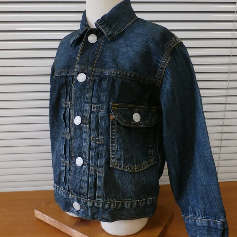 DENIM DUNGAREE/ 8ozデニムジャケット ネイビー | LITTLE FIELD DENIM DUNGAREE/ 8ozデニムジャケット ネイビー | LITTLE FIELD