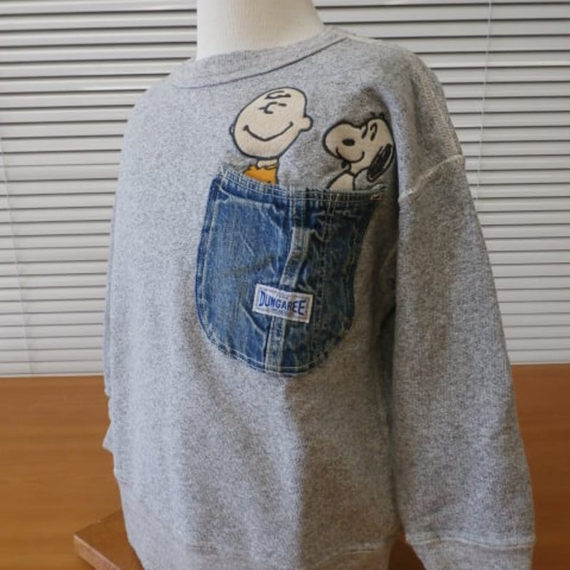 DENIM DUNGAREE/ SNOOPY ポケットスウェット | LITTLE FIELD