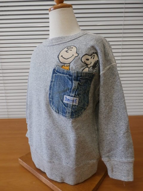 DENIM DUNGAREE/ SNOOPY ポケットスウェット | LITTLE FIELD