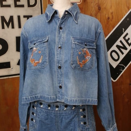 マレ　MARET ライトオンスデニムドッキングジャケット　2024ss 03 アウター 