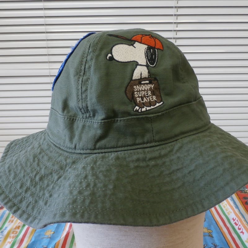 DENIM DUNGAREE/バックサテンSNOOPY HAT | LITTLE FIELD