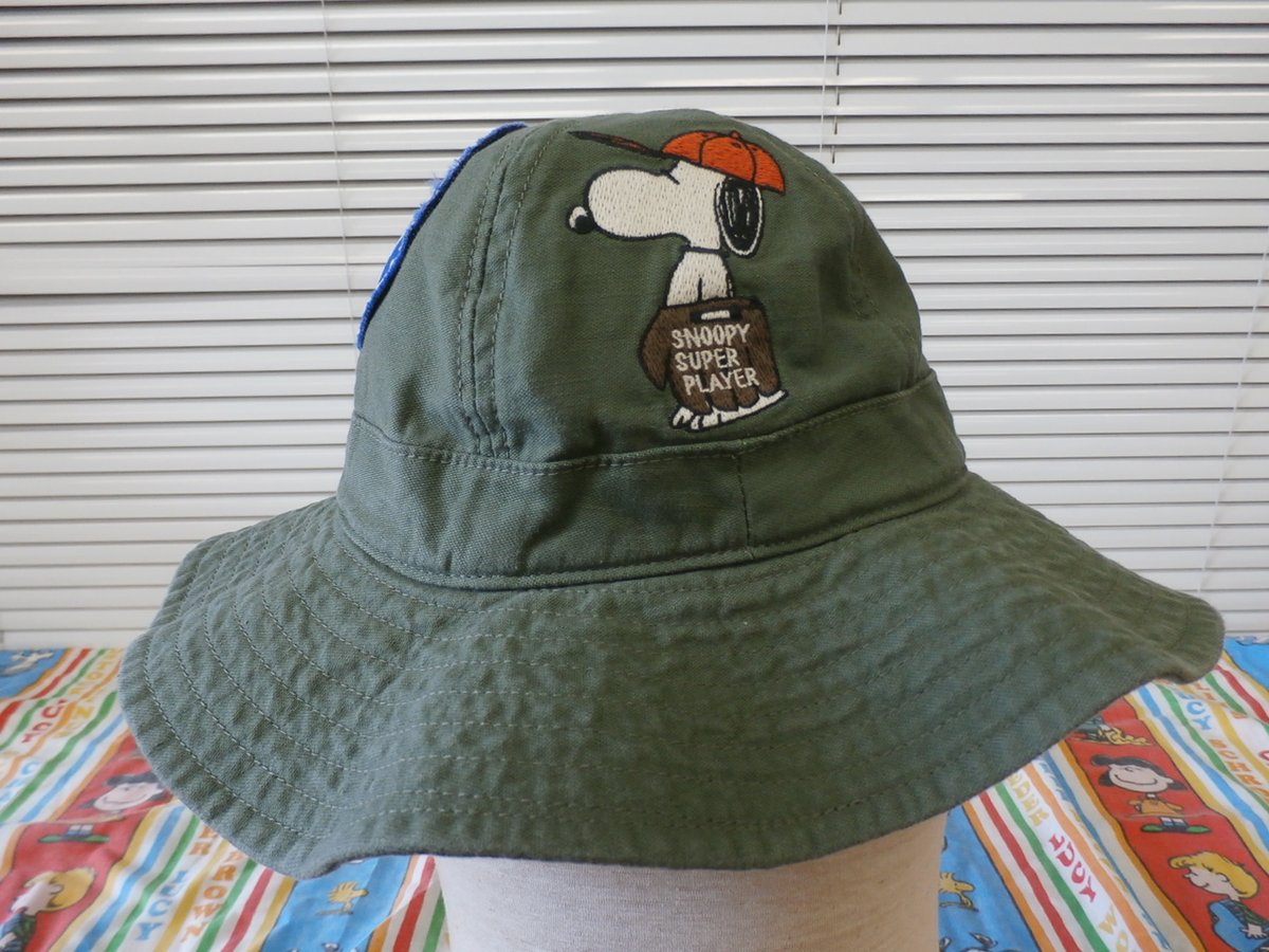 DENIM DUNGAREE/バックサテンSNOOPY HAT | LITTLE FIELD