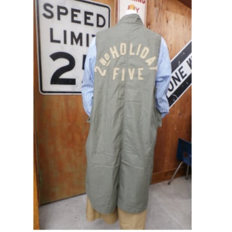 DENIMDUNGAREE/ バックサテン　モッズ　リメイクベスト
