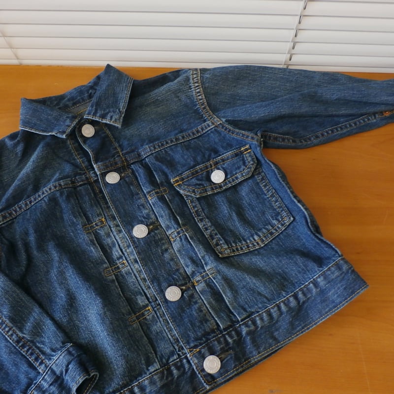 DENIM DUNGAREE/ 8ozデニムジャケット ブルー | LITTLE FIELD