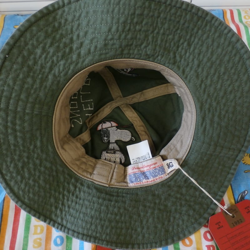 DENIM DUNGAREE/バックサテンSNOOPY HAT | LITTLE FIELD