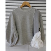 GOTOHOLLYWOOD/アシンメトリー フリル スウェット | LITTLE FIELD