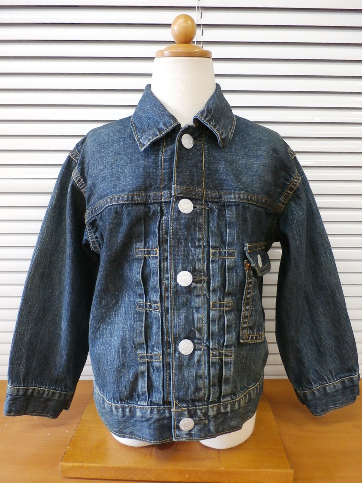 DENIM DUNGAREE/ 8ozデニムジャケット ブルー | LITTLE FIELD