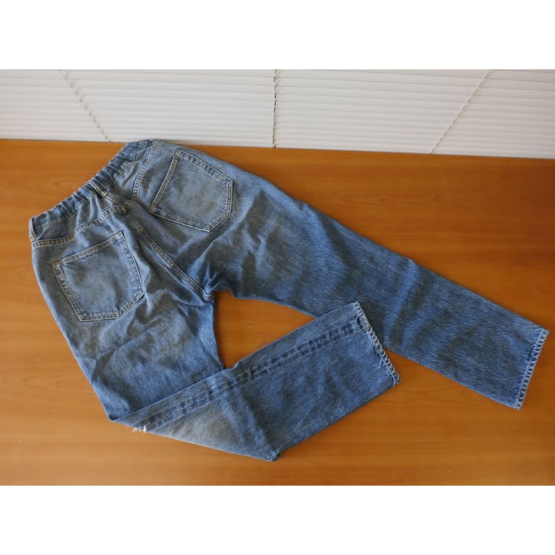 DENIM DUNGAREE/12ozHOME MADEデニムリメイクイージーパンツ | LI...