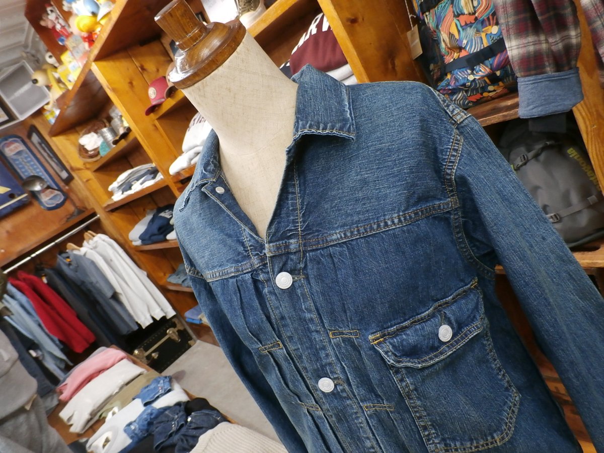 DENIM DUNGAREE/ 8ozデニムジャケット ブルー | LITTLE FIELD