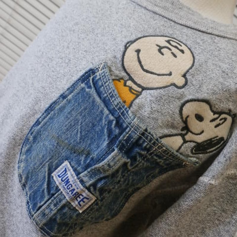 DENIM DUNGAREE/ SNOOPY ポケットスウェット | LITTLE FIELD