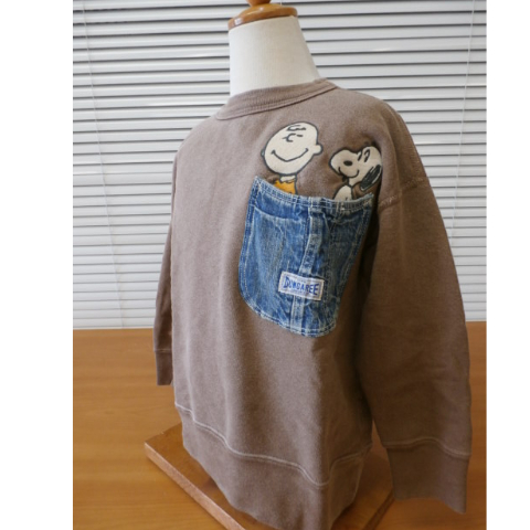 DENIM DUNGAREE/ SNOOPY ポケットスウェット | LITTLE FIELD DENIM DUNGAREE/ SNOOPY ポケットスウェット | LITTLE FIELD
