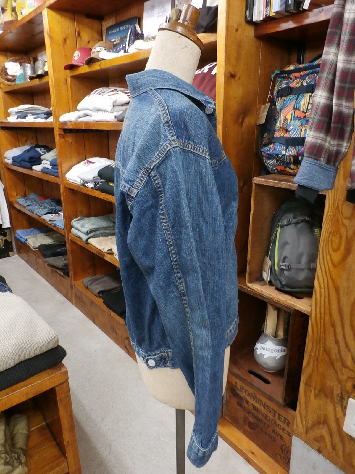 DENIM DUNGAREE キルティングブルゾン DENIM DUNGAREE/ 8ozデニムジャケット ブルー | LITTLE FIELD