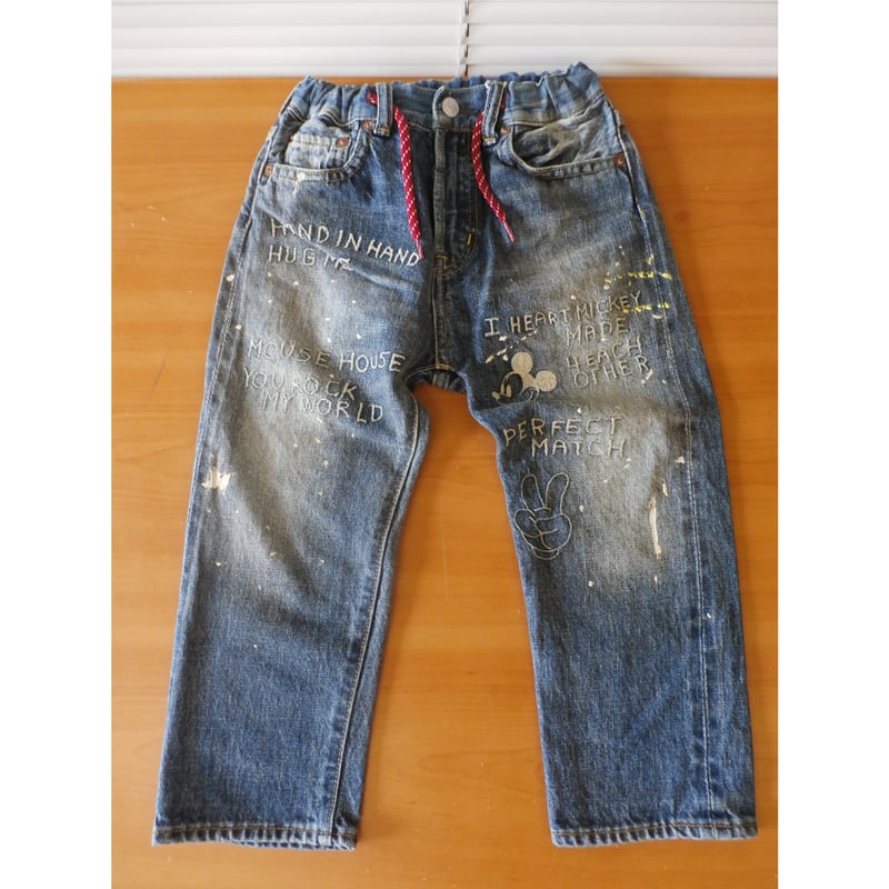 DENIM DUNGAREE/12ozHOME MADEデニムMICKEY PN | LITT...