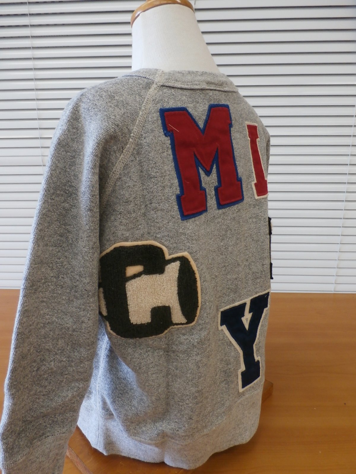 DENIM DUNGAREE/ MICKEY ワッペン スウェット | LITTLE FIELD