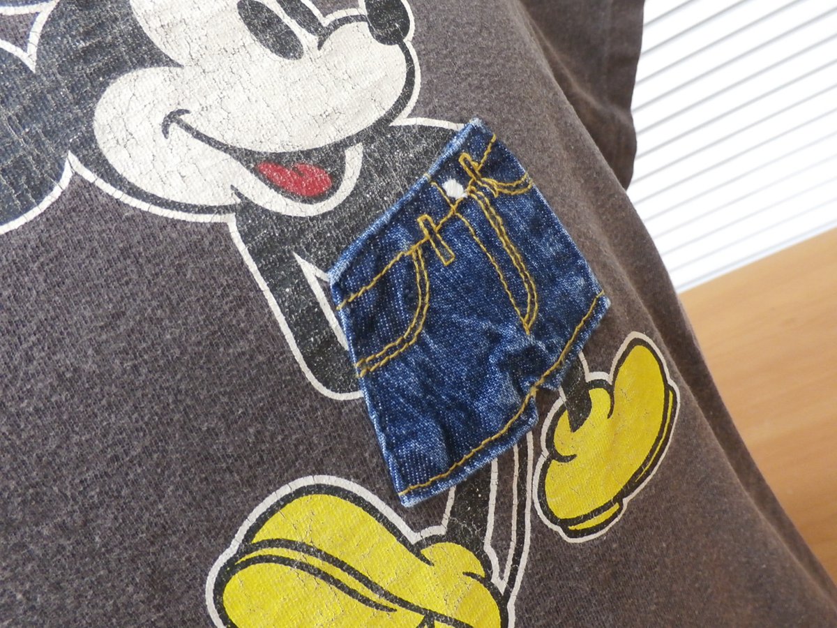 DENIM DUNGAREE/MICKEY TEE | LITTLE FIELD