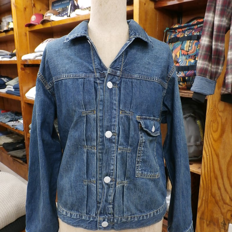 DENIM DUNGAREE/ 8ozデニムジャケット ブルー | LITTLE FIELD