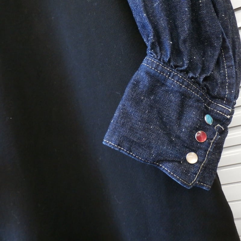 Gotohollywood/ビンテージウラケデニムバルーンソデワンピース