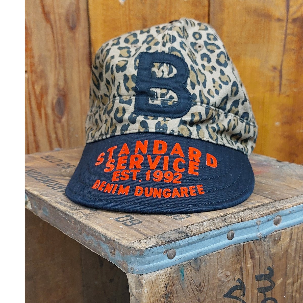 DENIMDUNGAREE/ B CAP DENIM DUNGAREE Bパッチ ワッペン キャップ 58