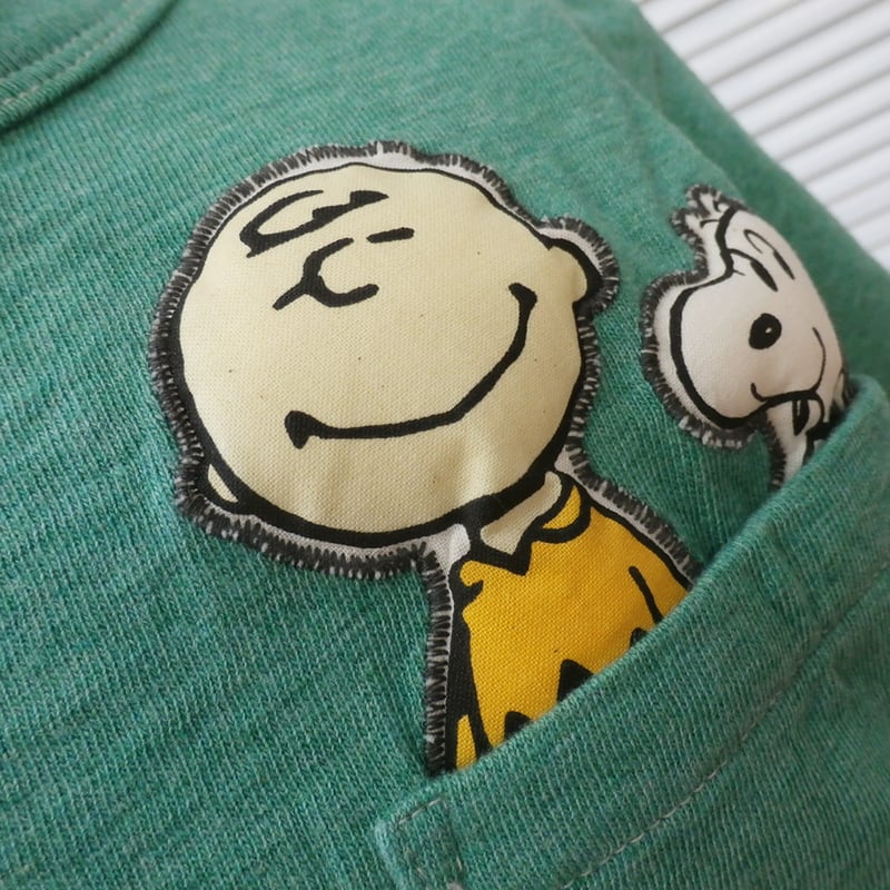 nono DENIMDUNGAREE×SNOOPYワッペンSNOOPY DENIM DUNGAREE/ SNOOPY ME TEE | LITTLE FIELD
