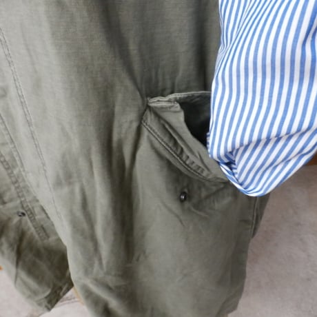 DENIMDUNGAREE/ バックサテン　モッズ　リメイクベスト