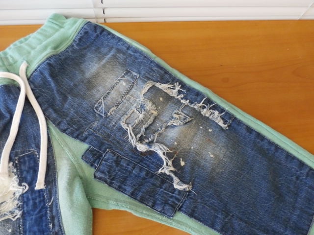 DENIM DUNGAREE/ ビンテージウラケリメイクPN | LITTLE FIELD